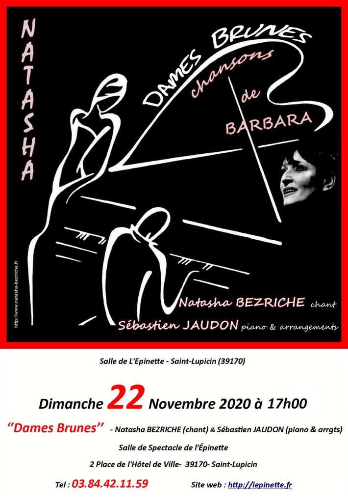 récital Barbara 22/11/2020