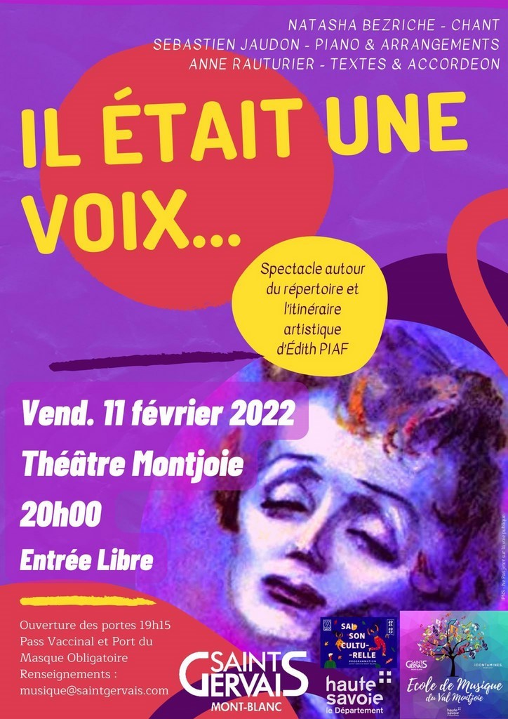 récital Edith Piaf 11/02/2022