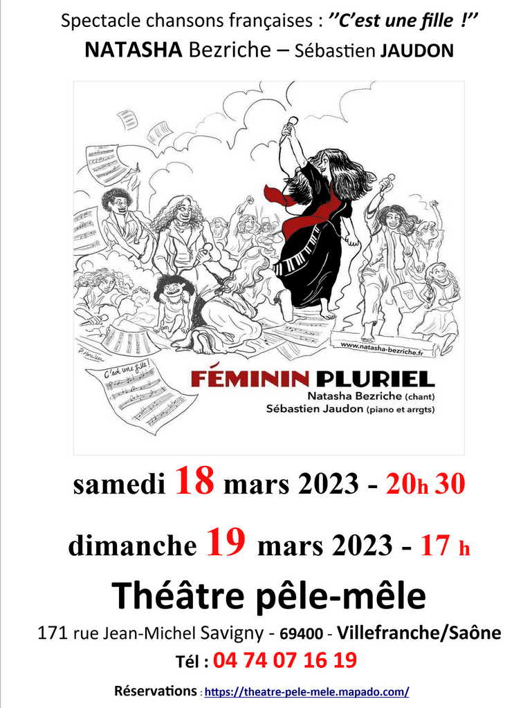 récital féminin pluriel 18/03/2023