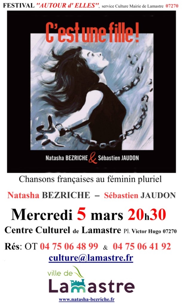 affiche Spectacle Chansons Françaises au Féminin Pluriel  250305