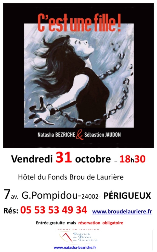 affiche concert chanson française du 31 octobre 2025