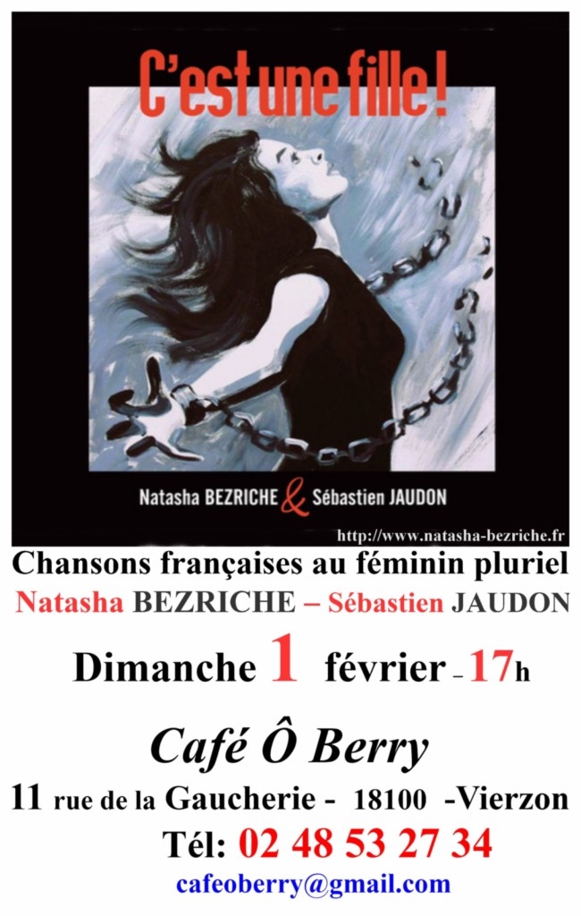 une affiche chanson française 1er février 2026