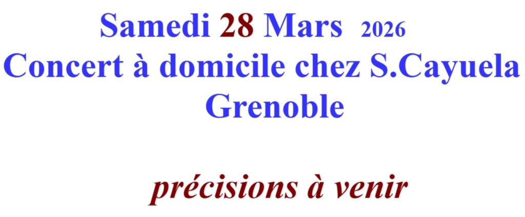 affiche concert à domicile