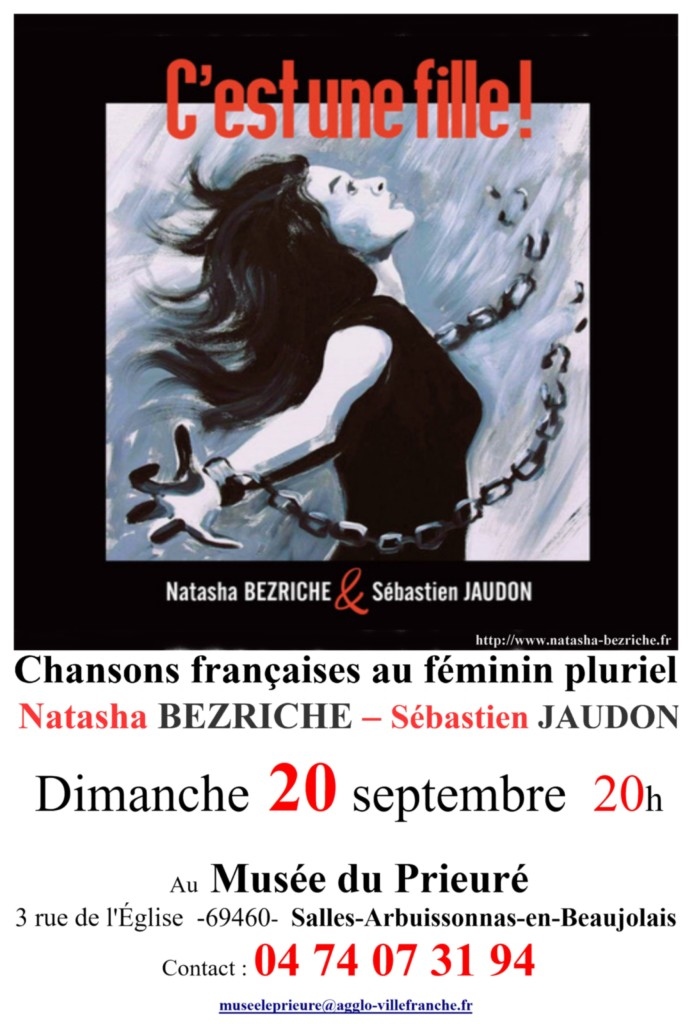 affiche chanson française du 20 septembre 2026