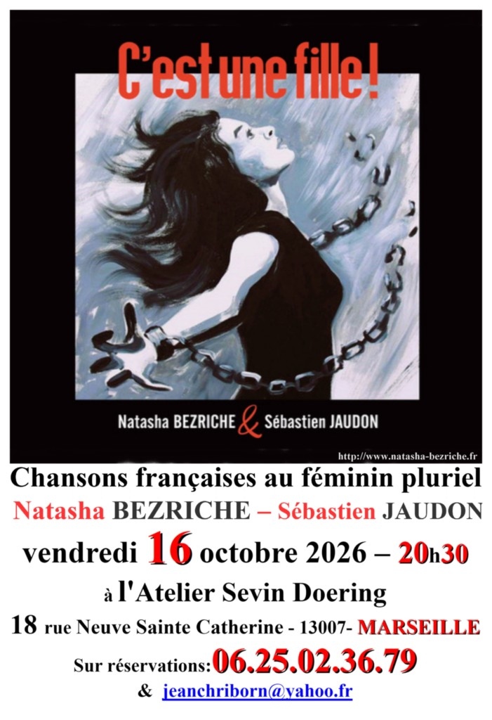 affiche chanson française du 16 octobre 2026