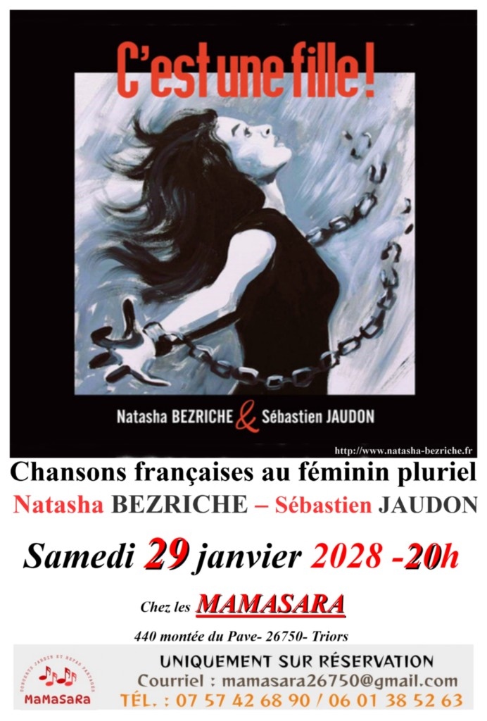 affiche chanson française du 29 janvier 2028