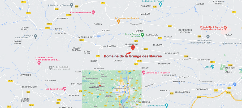 plan Grange des Maures