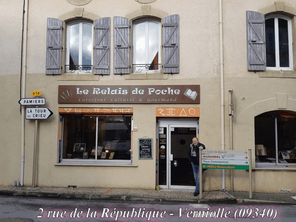 façade du Le Relais de Poche 2 rue de la République à Verniolle