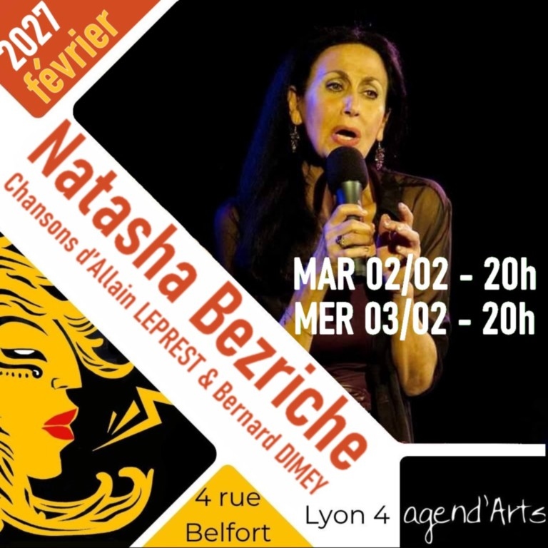 affiche du concert "l'amer à boire" du 03/02/2027