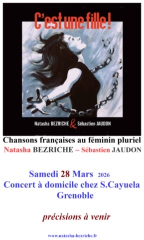 affiche chanson française 28 mas 2026