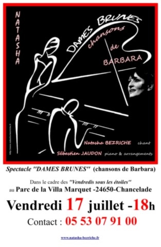 affiche récital Barbara du 17/07/2026