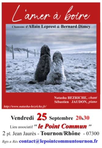  spectacle l'amer à boire du 25/09/2026