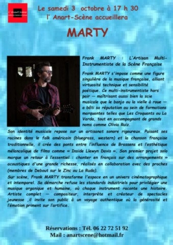 affiche 9èmes Chansonnales de Moutiers-en-Puisaye Marty