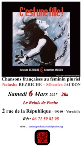 affiche chanson française du 6 mars 2027