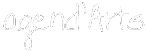 logo texte de l'asso Agend'arts