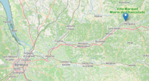 Plan daccès a la villa Marquet