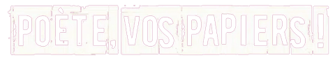 logo de l'association "poêtes vos papiers"